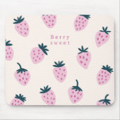 Erdbeeren rosa mousepad (Vorne)