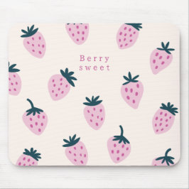 Erdbeeren rosa mousepad