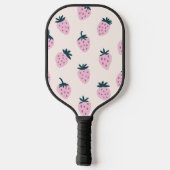 Erdbeeren rosa pickleball schläger (Rückseite)