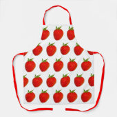 Erdbeeren Rot-Grün-Schürze Schürze (Vorderseite)