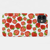 Erdbeeren Rot Muster Case-Mate iPhone Hülle (Rückseite (Horizontal))