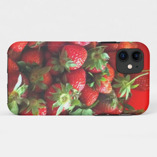 Erdbeeren, rote Beeren Case-Mate iPhone Hülle (Rückseite (Horizontal))
