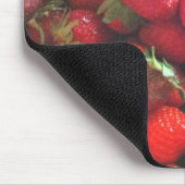 Erdbeeren Rotes Foto Mousepad (Ecke)
