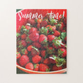 Erdbeeren Rotes Obst Foto Sommerspass Puzzle (Vertikal)
