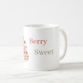 Erdbeeren Sahne Cupcakes Kaffeetasse (VorderseiteRechts)