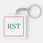 Erdbeeren Schlüsselanhänger (Rückseite)