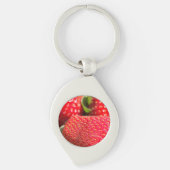 Erdbeeren Schlüsselanhänger (Vorderseite)