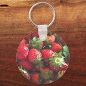 Erdbeeren-Schlüsselanhänger Schlüsselanhänger (Vorderseite)