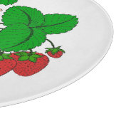 Erdbeeren Schneidebrett (Ecke)