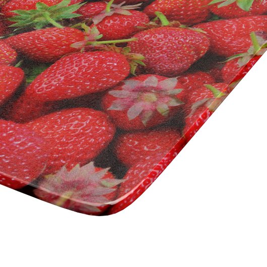 Erdbeeren Schneidebrett (Ecke)