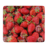 Erdbeeren Schneidebrett (Vorderseite)