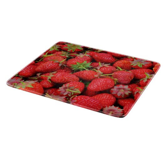 Erdbeeren Schneidebrett (Ecke)