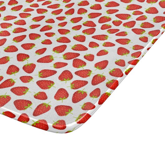 Erdbeeren Schneidebrett (Ecke)