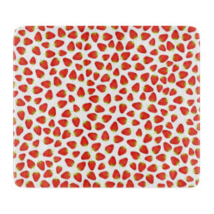 Erdbeeren Schneidebrett