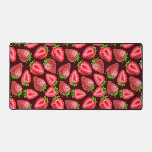 Erdbeeren Schreibtischunterlage (Vorderseite)