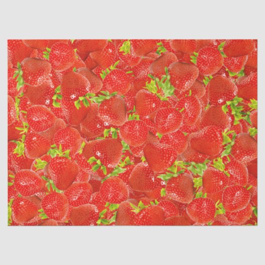 Erdbeeren Seidenpapier (Vorderseite)