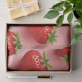 Erdbeeren Seidenpapier (Geschenk)