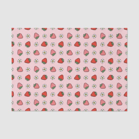 Erdbeeren Seidenpapier (Vorderseite)