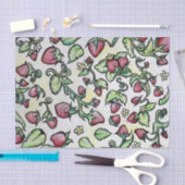 Erdbeeren Seidenpapier (Handwerk)