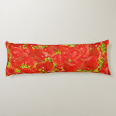 Erdbeeren Seitenschläferkissen (Rückseite)