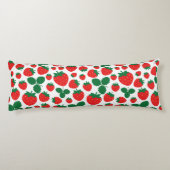 Erdbeeren Seitenschläferkissen (Rückseite)