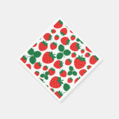 Erdbeeren Serviette (Ecke)