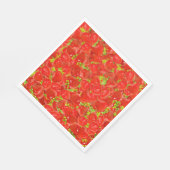 Erdbeeren Serviette (Ecke)