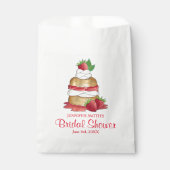 Erdbeeren Shortcake Cake Dessert Erdbeeren Geschenktütchen (Vorderseite)