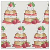Erdbeeren Shortcake Cake Dessert Erdbeeren Stoff (Muster)