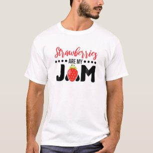 Erdbeeren sind meine Jam Summer Frucht Erdbeere T-Shirt