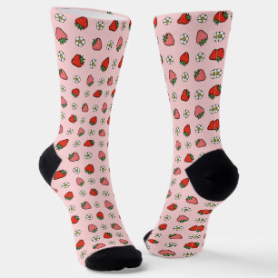 Erdbeeren Socken