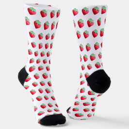 Erdbeeren Socken