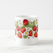 Erdbeeren Sommerfrüchte, kundenspezifische Bezeich Kaffeetasse (Mittel)