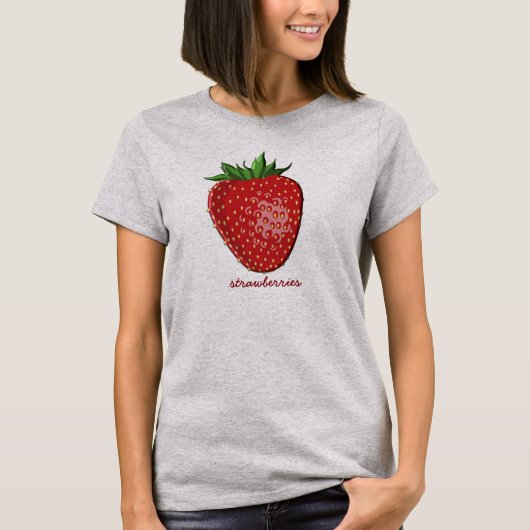 Erdbeeren — Sommergipfel T-Shirt (Vorderseite)