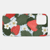 Erdbeeren: Sommerkulturdesign. Case-Mate iPhone Hülle (Rückseite (Horizontal))
