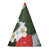 Erdbeeren: Sommerkulturdesign. Partyhütchen (Links)