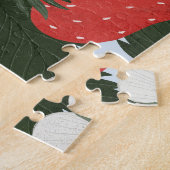 Erdbeeren: Sommerkulturdesign. Puzzle (Seite)