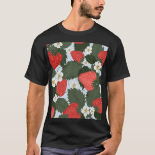 Erdbeeren: Sommerkulturdesign. T-Shirt