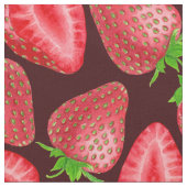 Erdbeeren Stoff (Nahaufnahme)