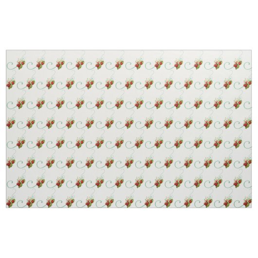 Erdbeeren Stoff (Yard (91,4 cm))