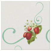 Erdbeeren Stoff (Nahaufnahme)