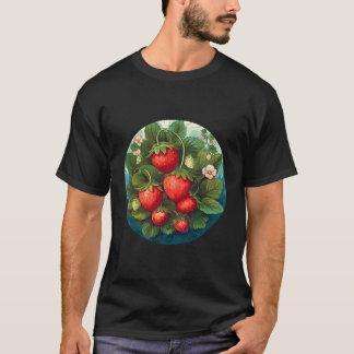Erdbeeren Strawberry Motif Strawberry Pflanze für T-Shirt