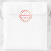 Erdbeeren süßes Mädchen Geburtstagsfeier Runder Aufkleber (Tasche)