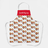 Erdbeeren-Süßigkeiten für kleine Unternehmen Schürze (Vorderseite)