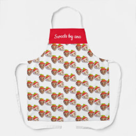 Erdbeeren-Süßigkeiten für kleine Unternehmen Schürze