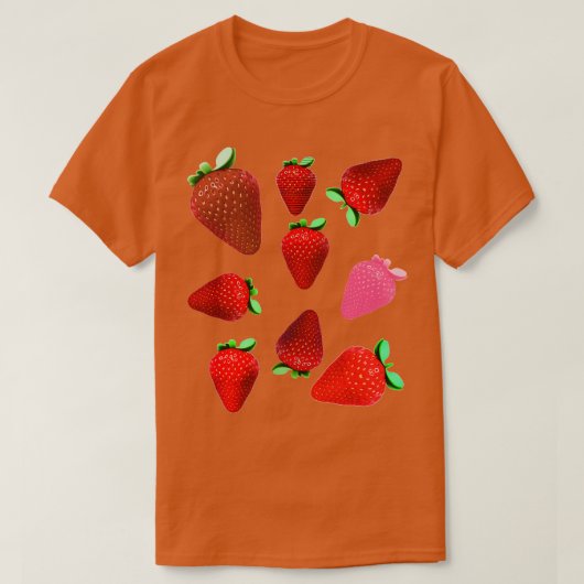 Erdbeeren T-Shirt (Design vorne)