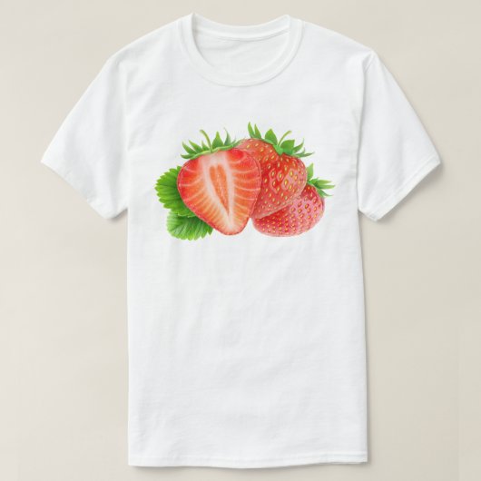 Erdbeeren T-Shirt (Design vorne)