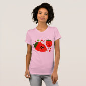 Erdbeeren-T - Shirt (Vorne ganz)