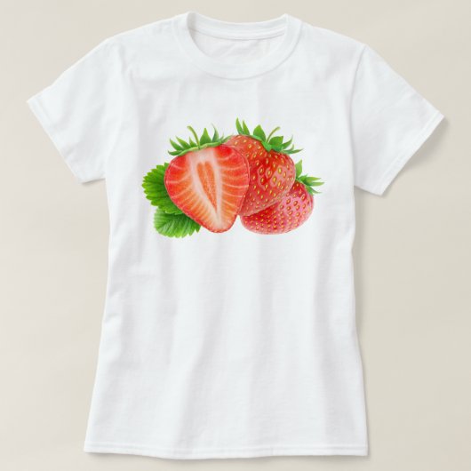 Erdbeeren T-Shirt (Design vorne)