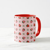 Erdbeeren Tasse (VorderseiteRechts)